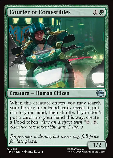Courier of Comestibles