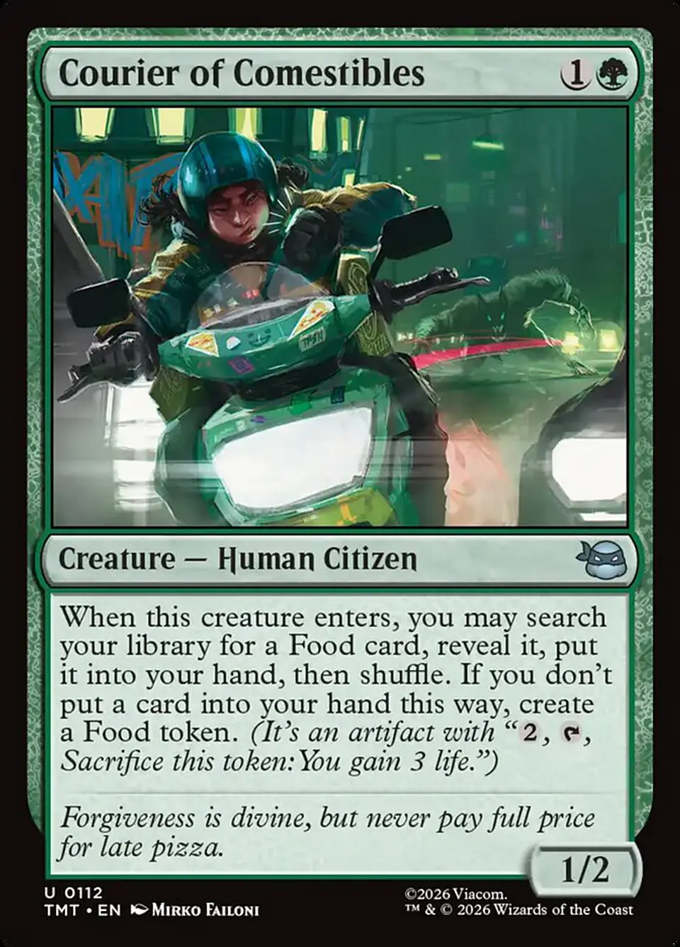 Courier of Comestibles 1