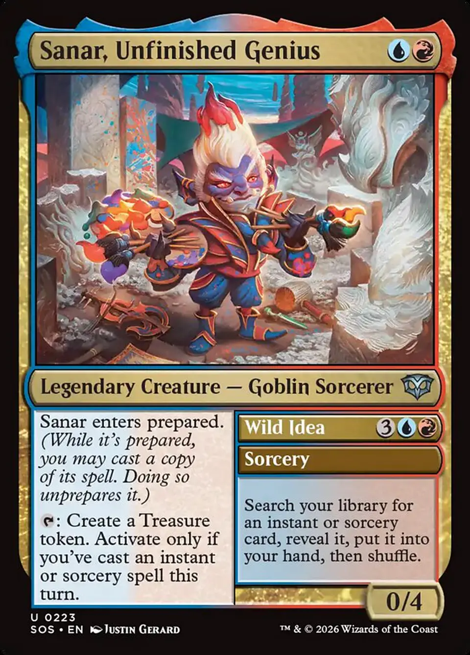 Sanar, Unfinished Genius // Wild Idea 1