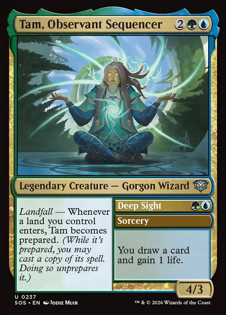 Tam, Observant Sequencer // Deep Sight 1