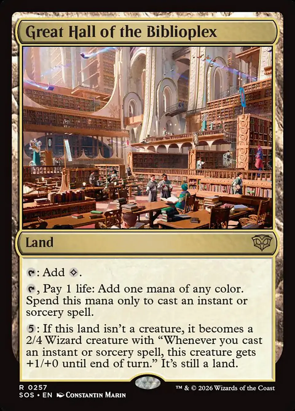 Great Hall of the Biblioplex 1
