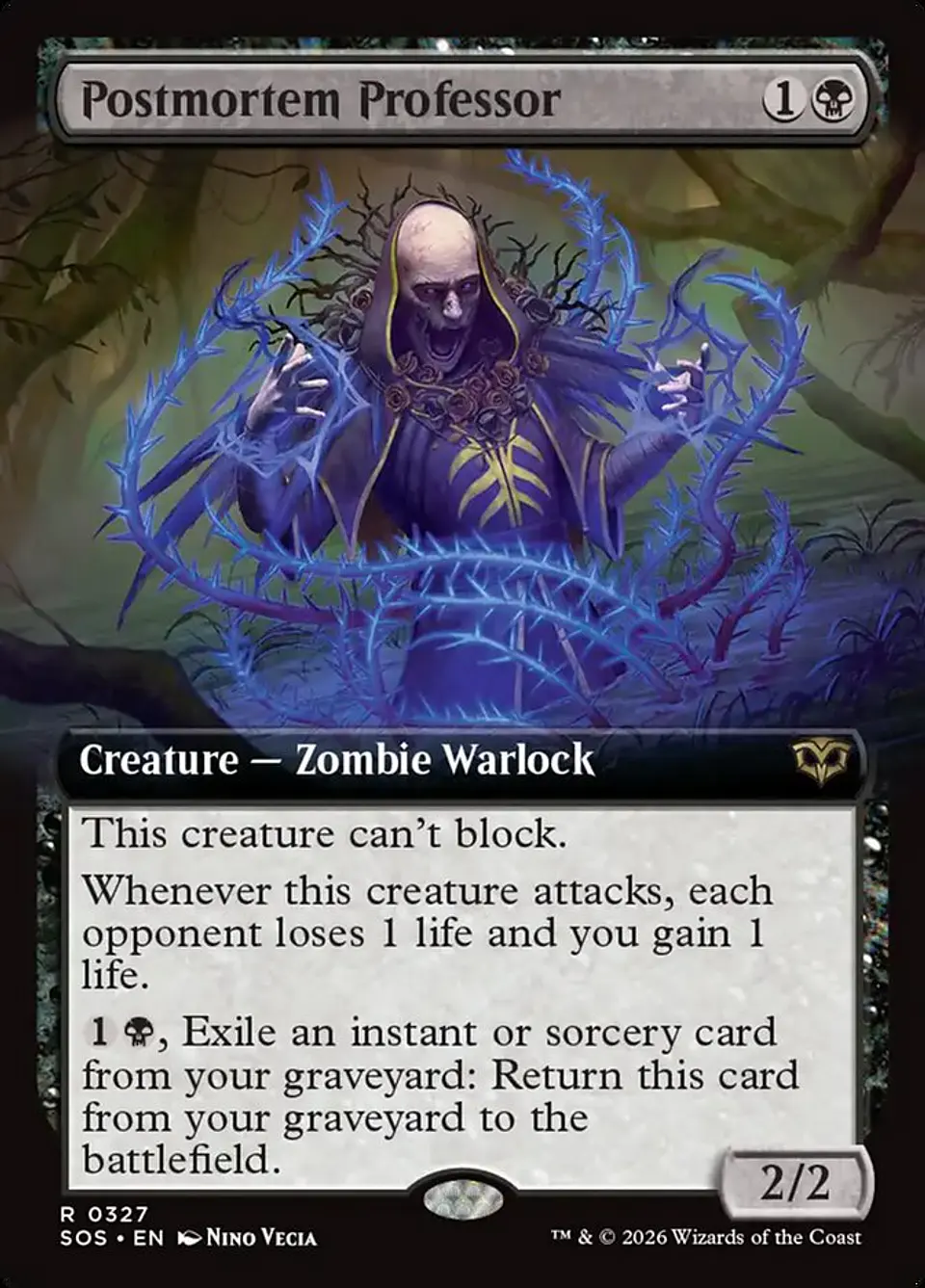 Postmortem Professor (Extended Art) 1