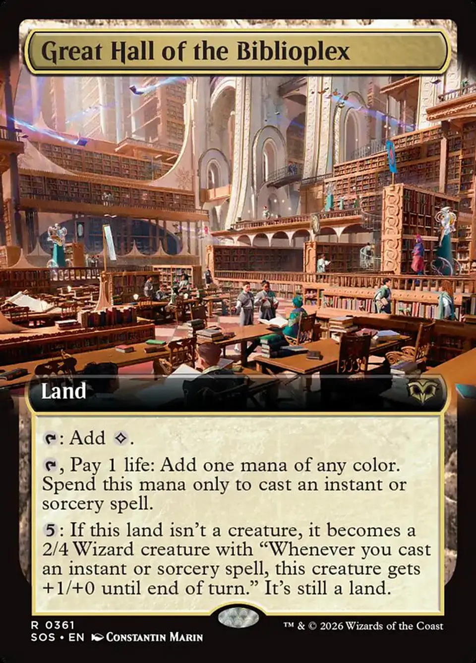 Great Hall of the Biblioplex (Extended Art) 1