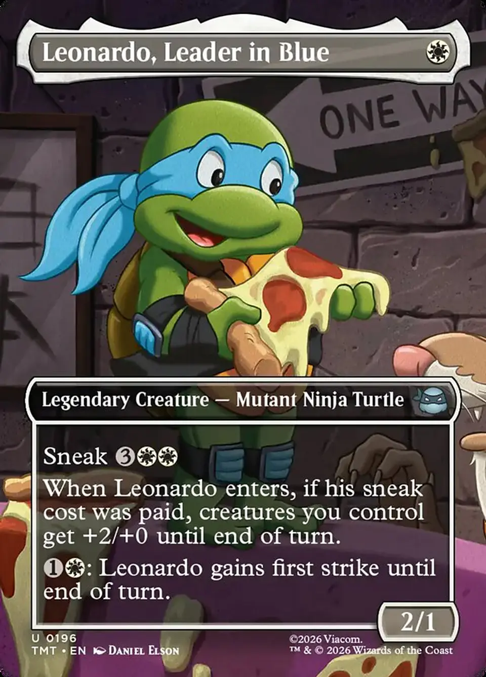 Leonardo, Leader in Blue (Borderless) 1