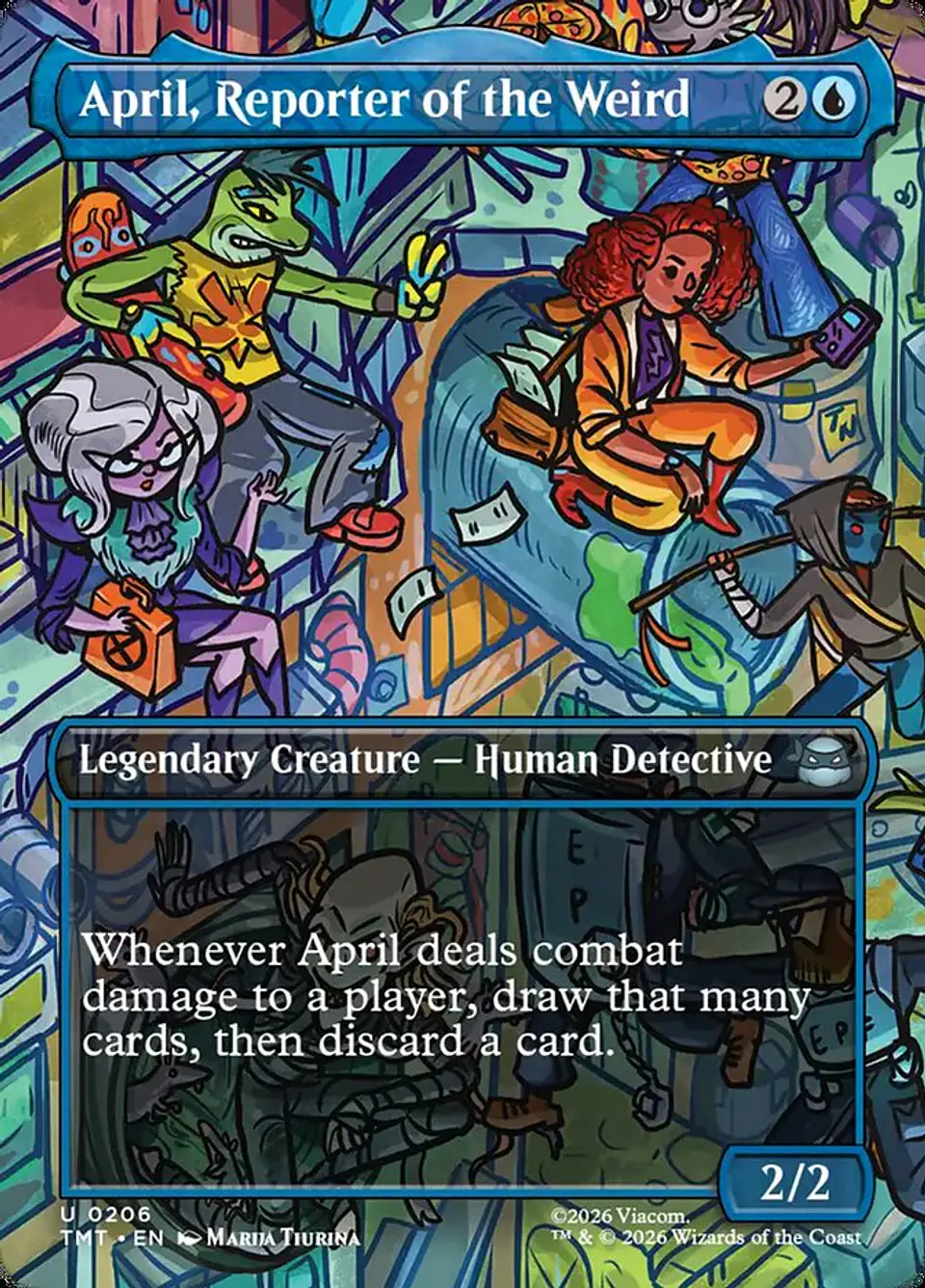 April, Reporter of the Weird (Borderless) 1