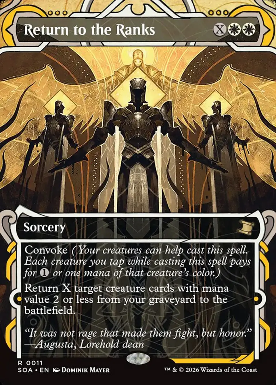 Return to the Ranks (Borderless) 1