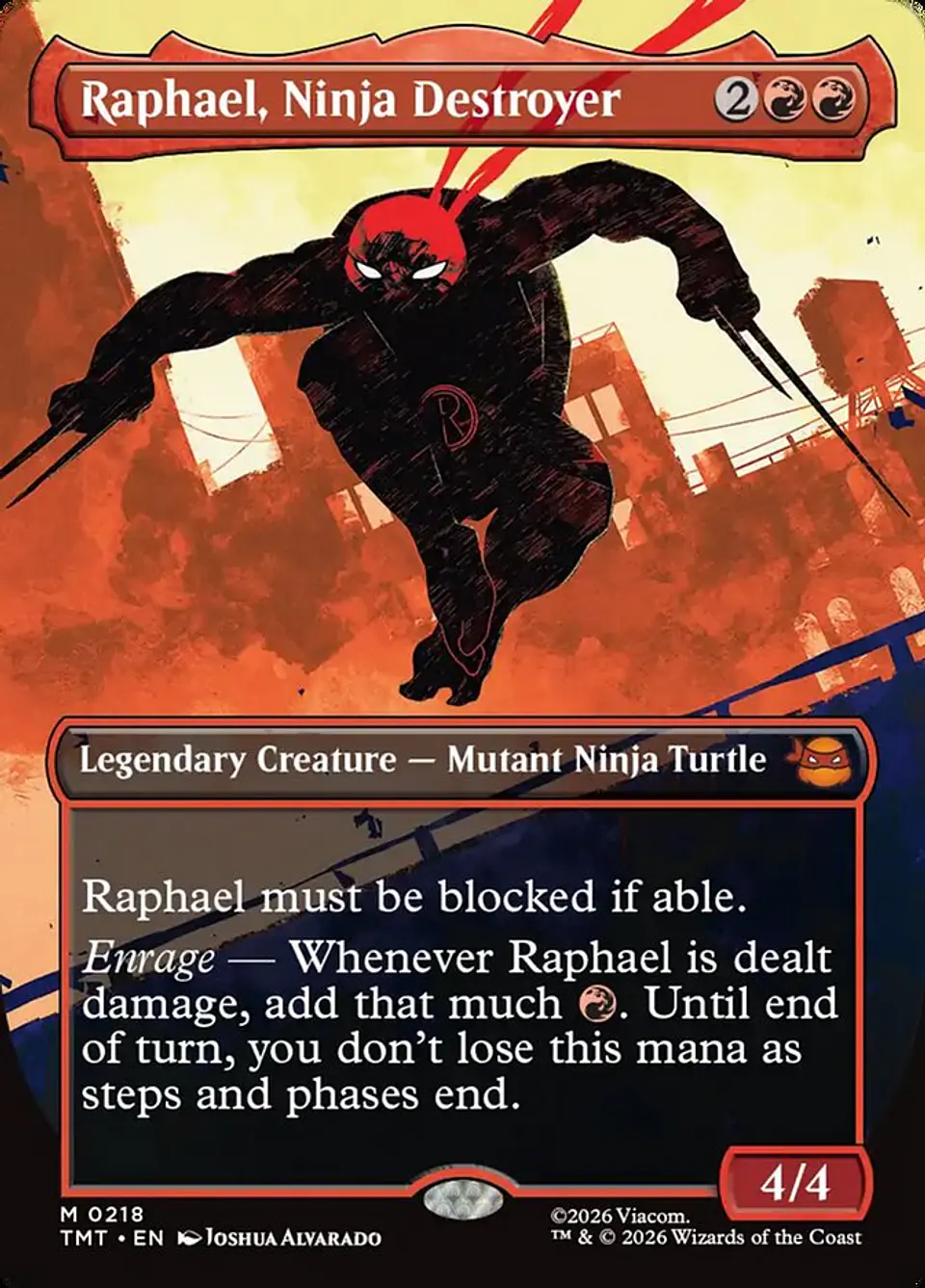 Raphael, Ninja Destroyer (Borderless) 1
