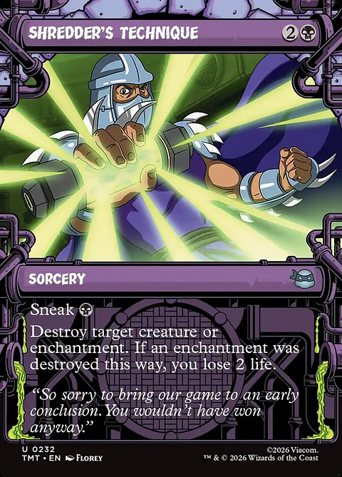 Shredder's Technique (Borderless)