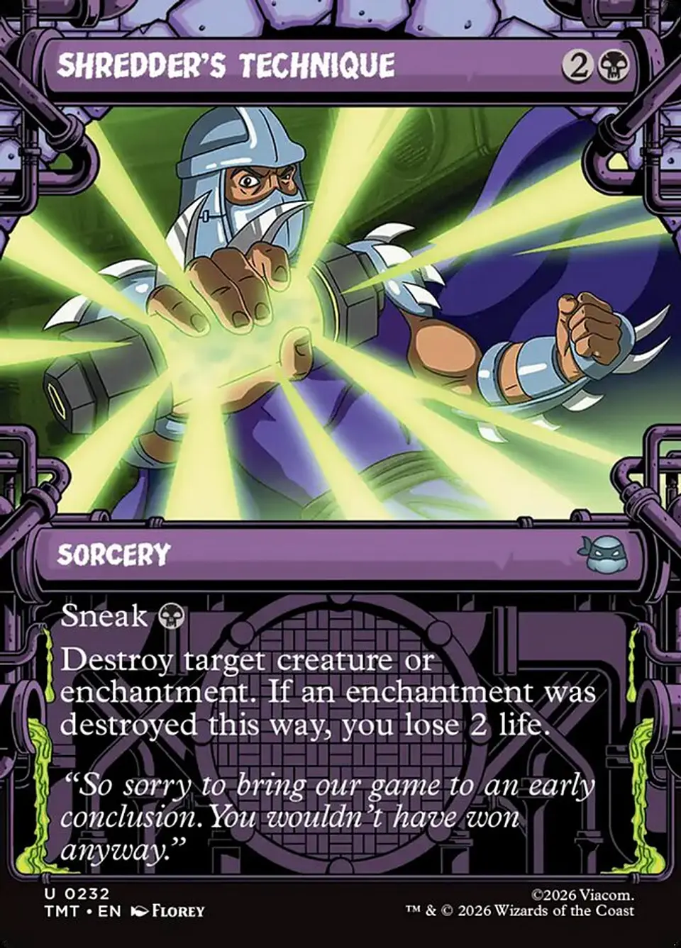 Shredder's Technique (Borderless) 1