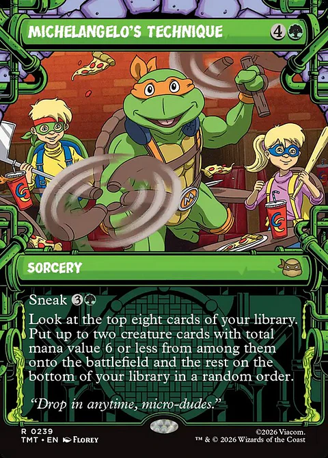 Michelangelo's Technique (Borderless)