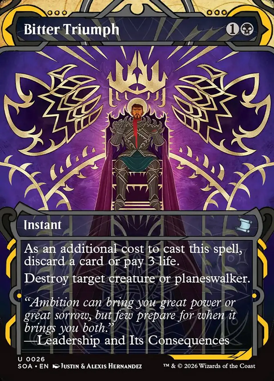 Bitter Triumph (Borderless) 1