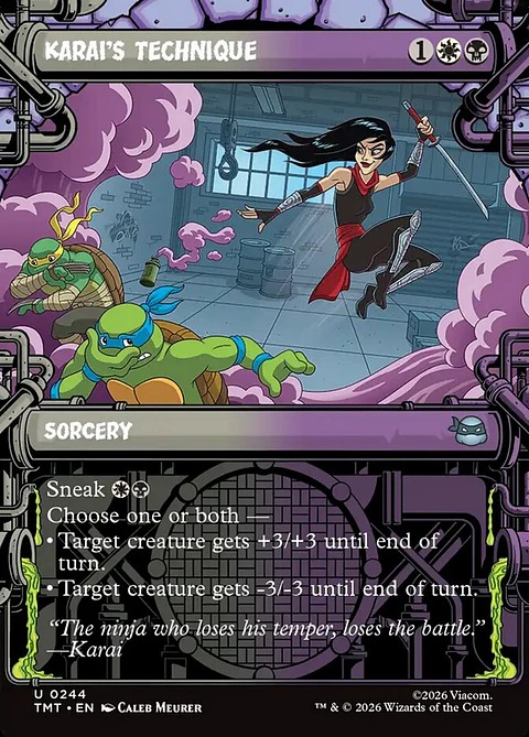 Karai's Technique (Borderless)