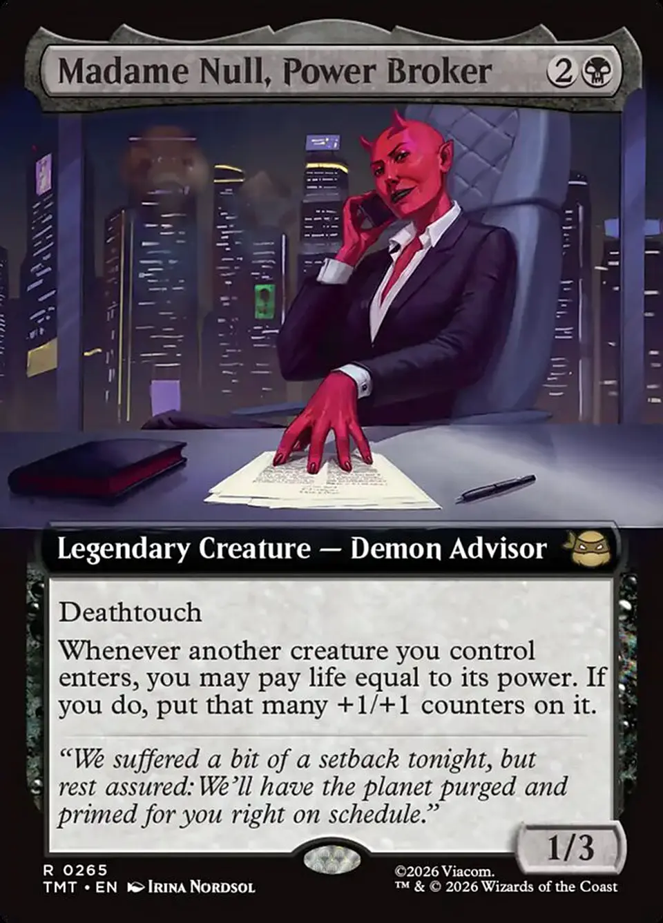 Madame Null, Power Broker (Extended Art) 1