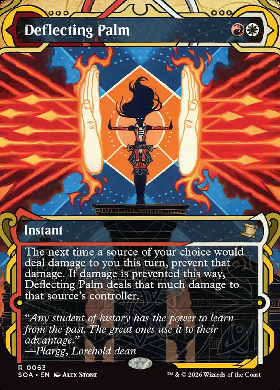 Deflecting Palm (Borderless) 1