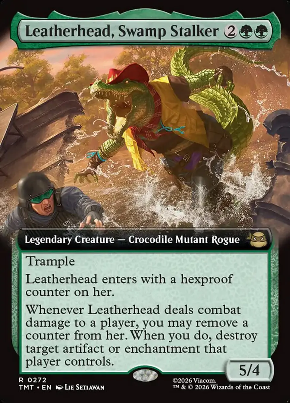Leatherhead, Swamp Stalker (Extended Art) 1
