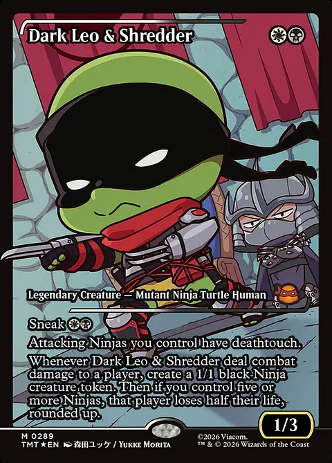 Dark Leo & Shredder (Full Art)