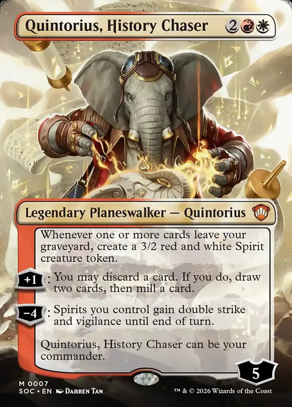 Quintorius, History Chaser (Borderless) 1