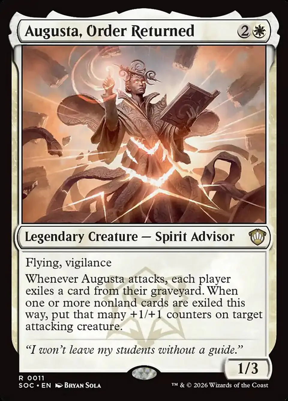 Augusta, Order Returned 1