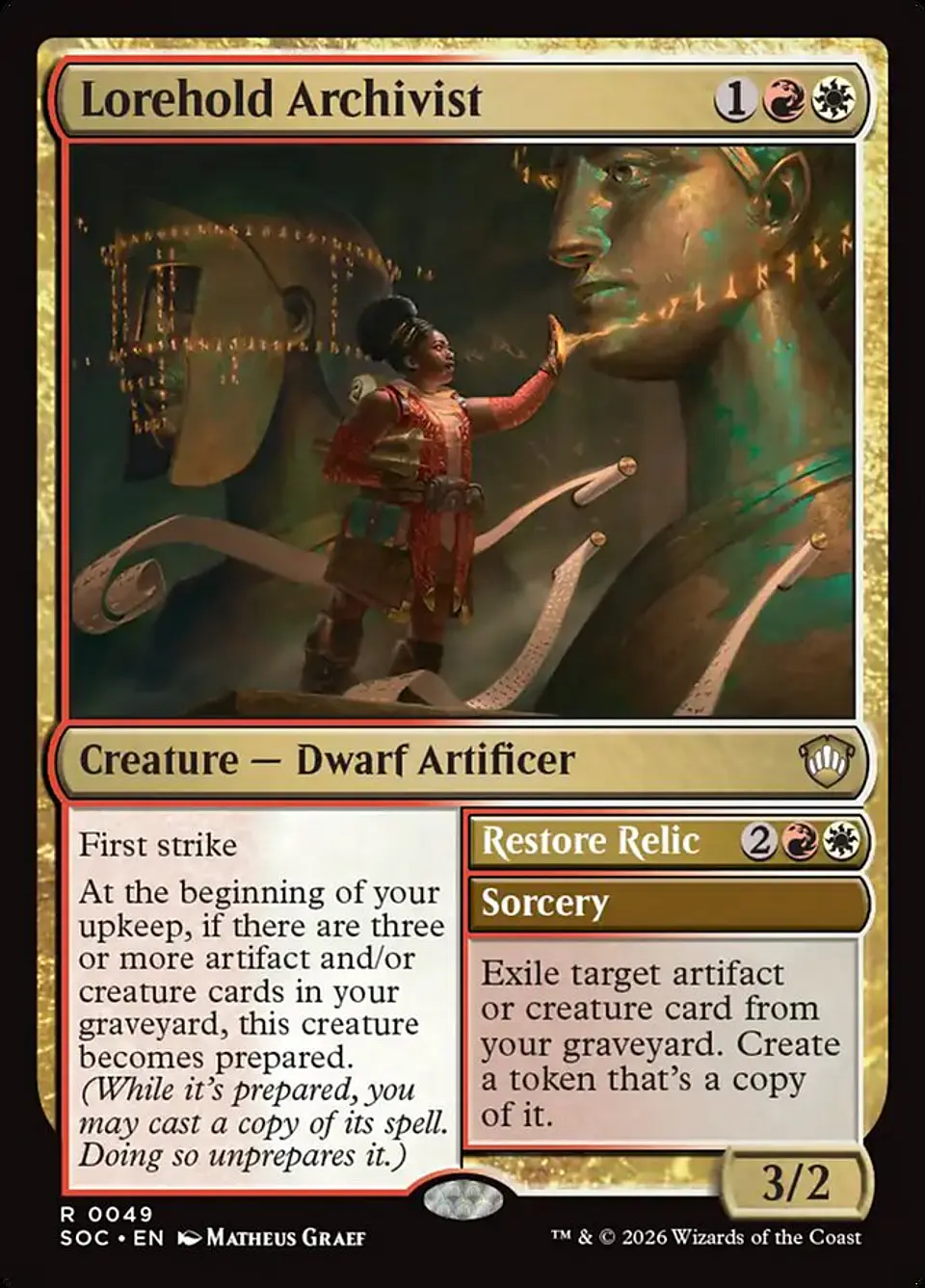 Lorehold Archivist // Restore Relic 1
