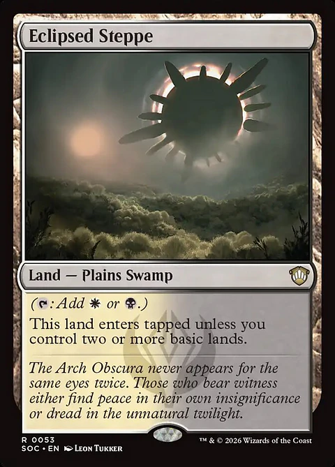 Eclipsed Steppe