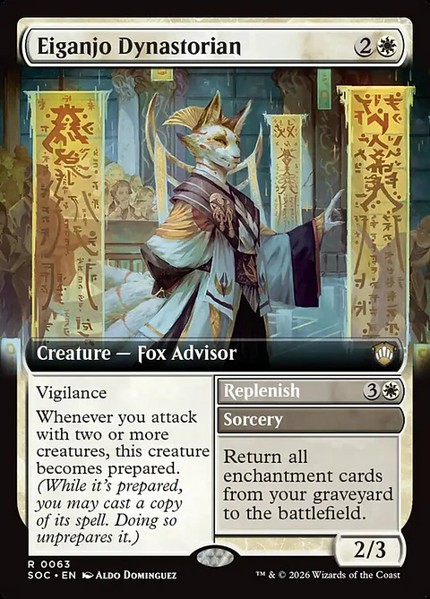 Eiganjo Dynastorian // Replenish (Extended Art)