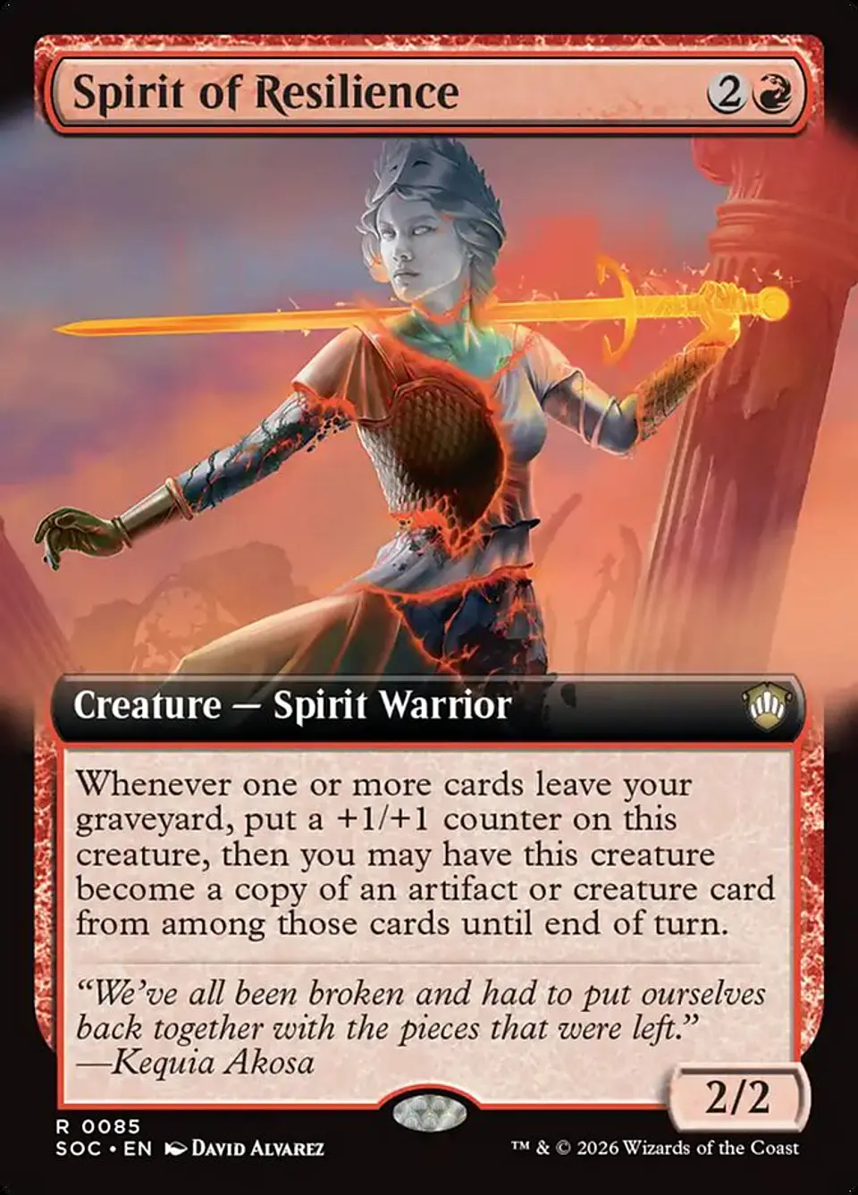 Spirit of Resilience (Extended Art) 1