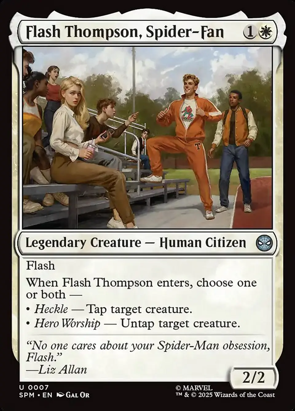 Flash Thompson, Spider-Fan 1