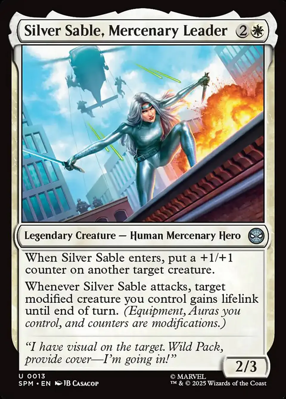 Silver Sable, Mercenary Leader 1