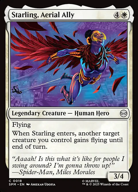 Starling, Aerial Ally