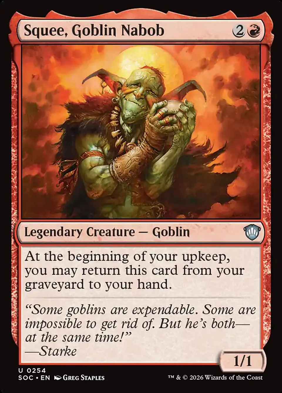 Squee, Goblin Nabob 1