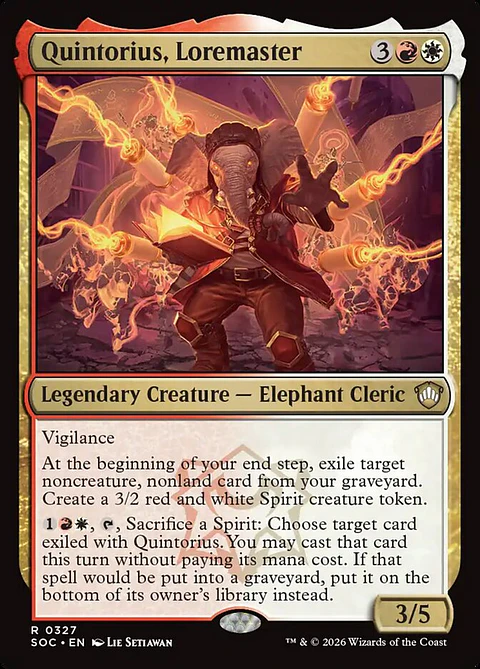 Quintorius, Loremaster