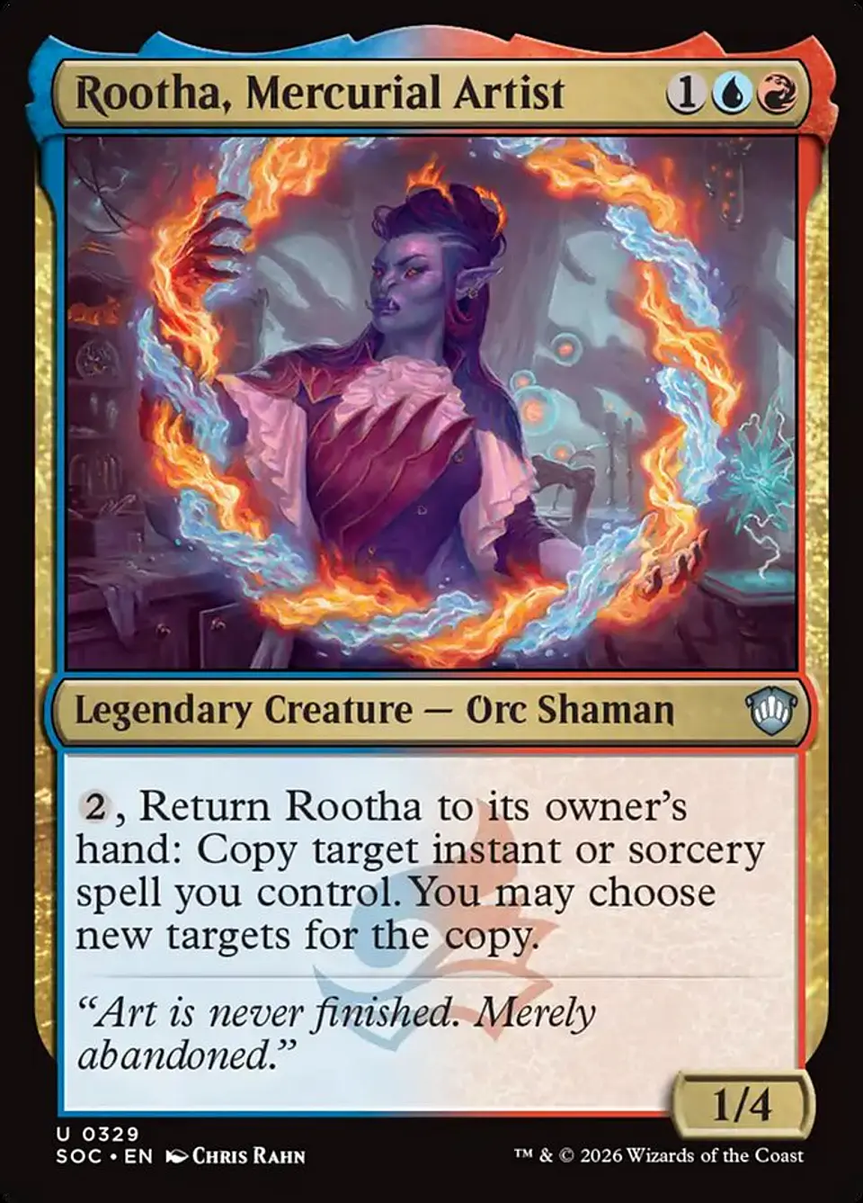 Rootha, Mercurial Artist 1