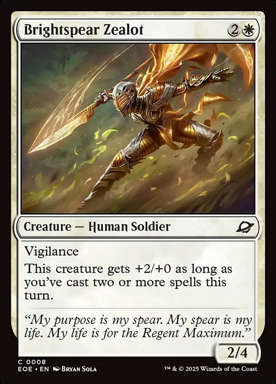 Brightspear Zealot 1