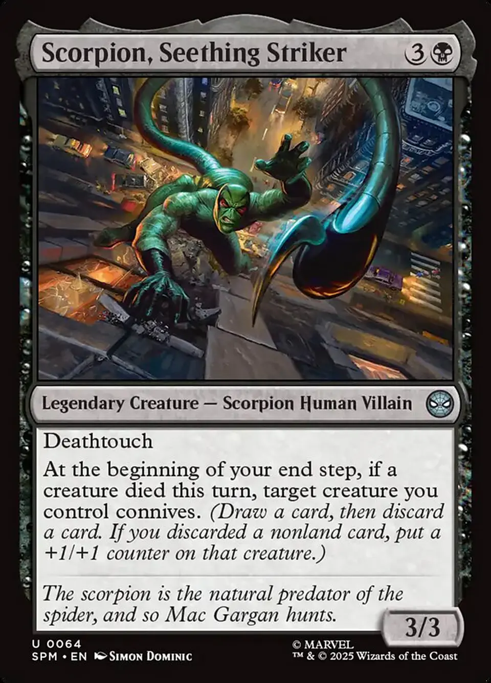 Scorpion, Seething Striker 1