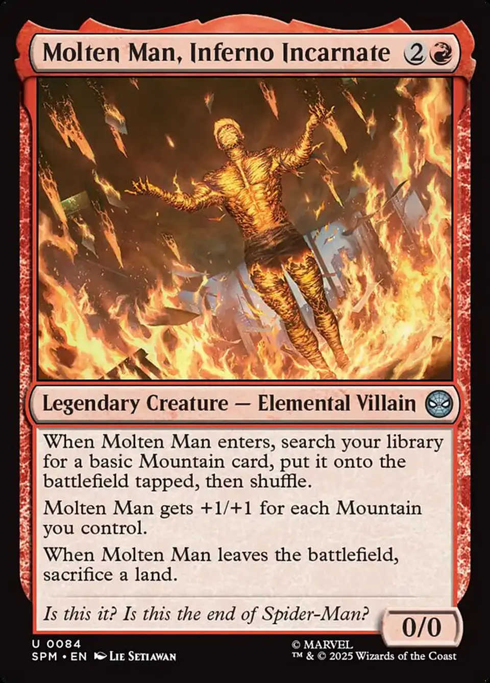Molten Man, Inferno Incarnate 1