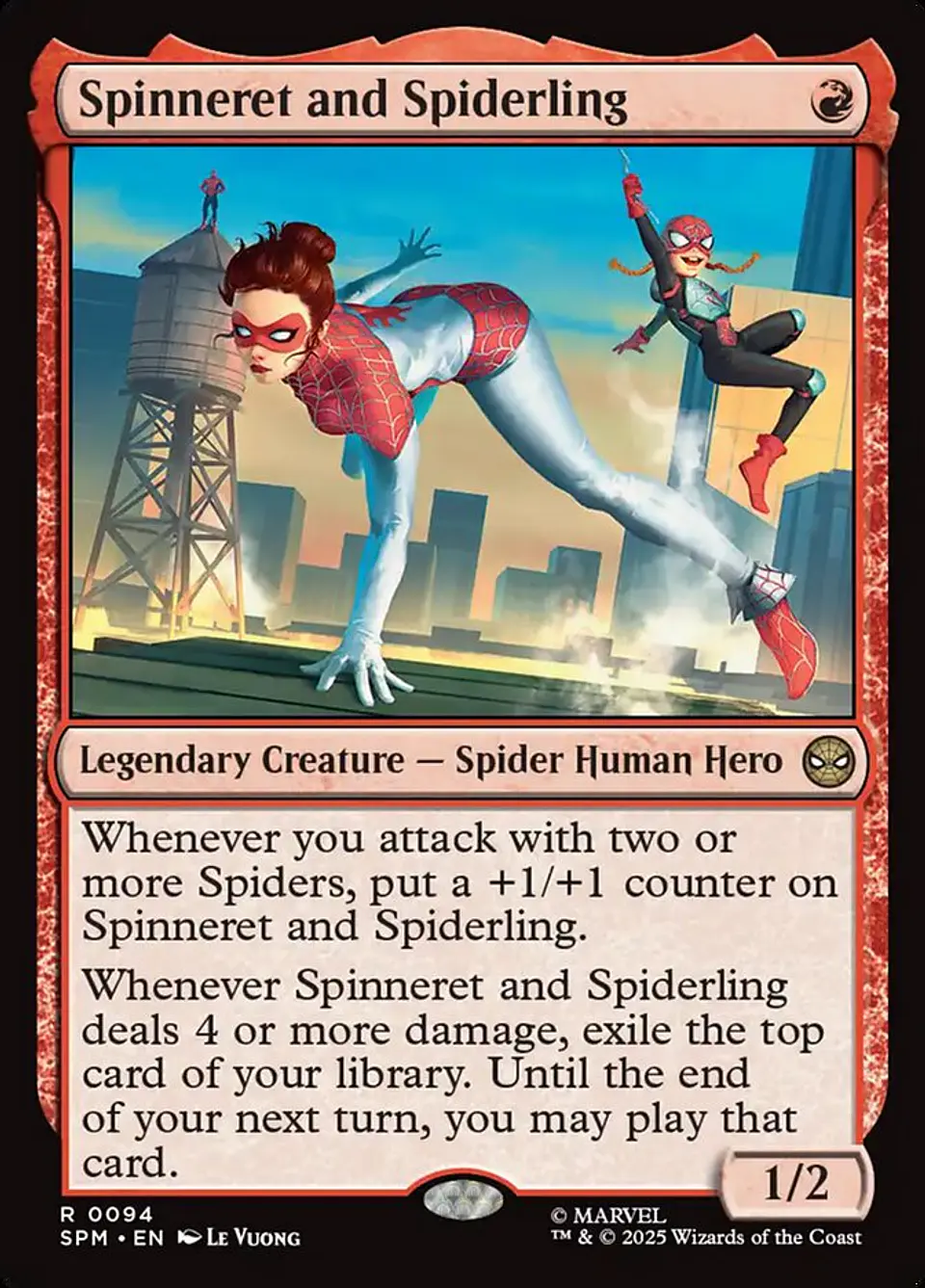 Spinneret and Spiderling 1