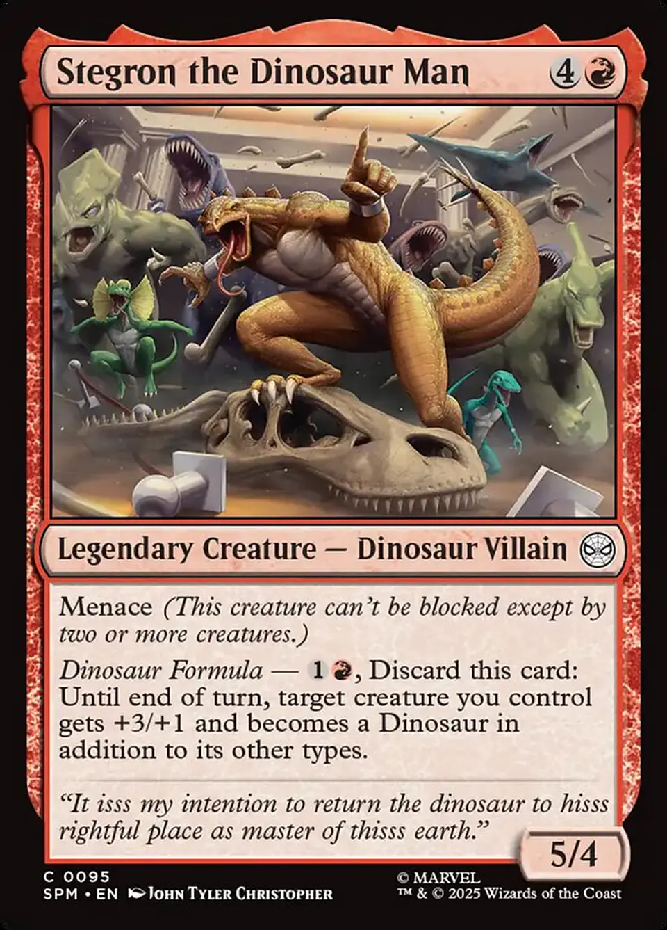 Stegron the Dinosaur Man 1