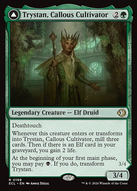 Trystan, Callous Cultivator // Trystan, Penitent Culler