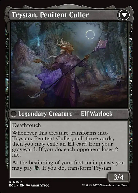 Trystan, Callous Cultivator // Trystan, Penitent Culler