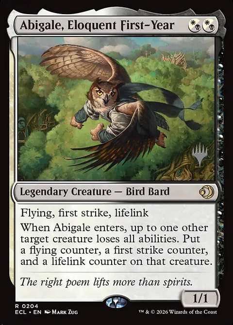 Abigale, Eloquent First-Year (Promo Pack)