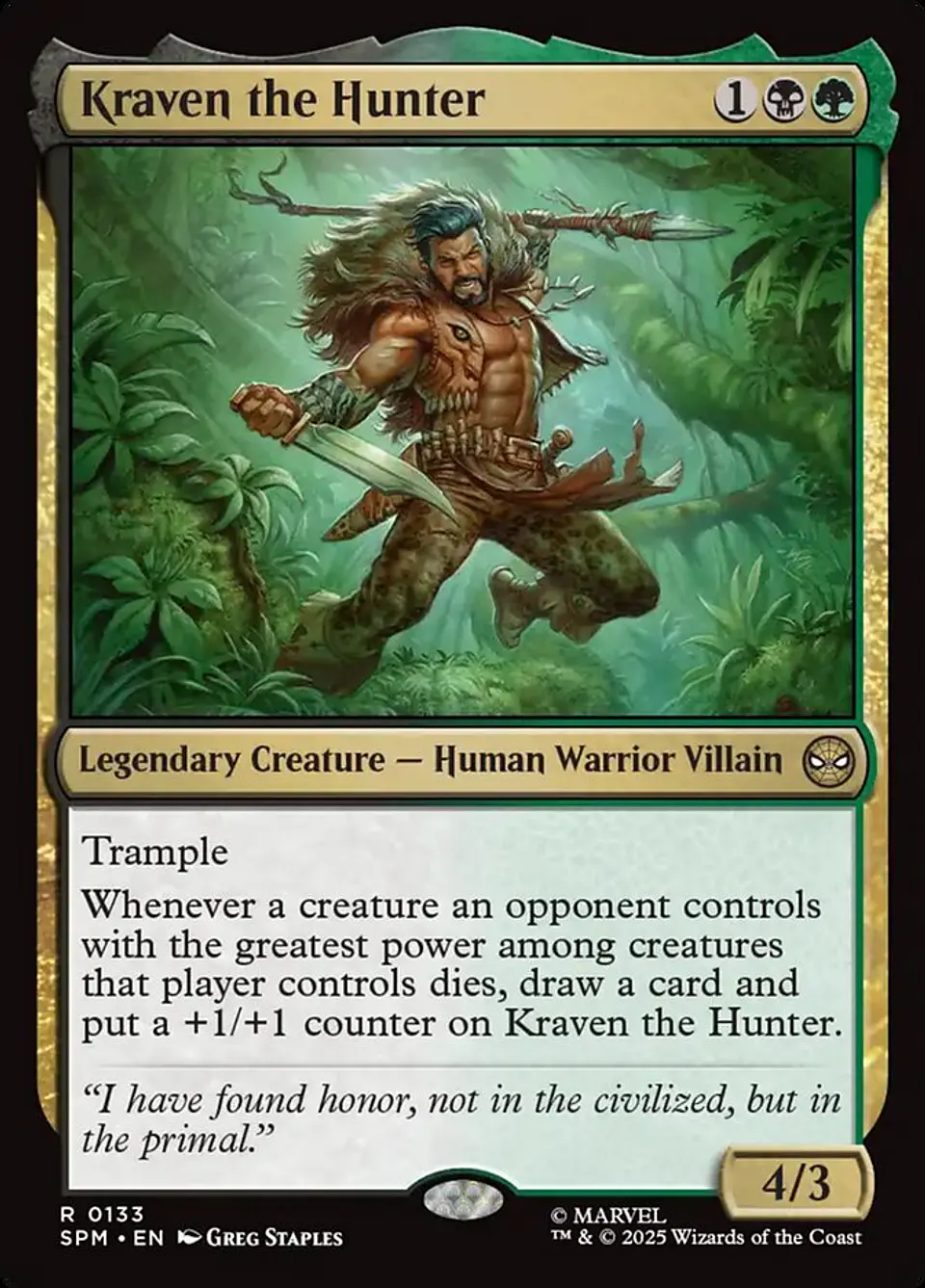 Kraven the Hunter 1