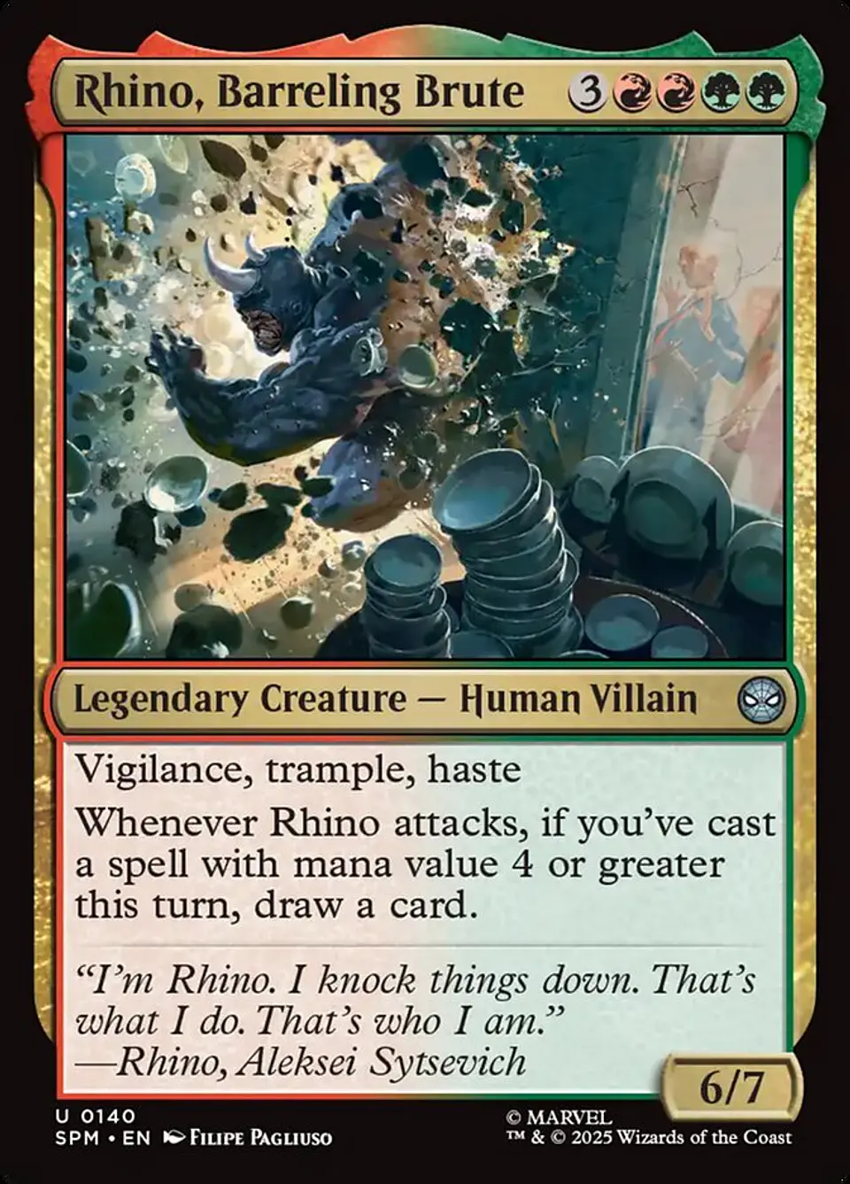 Rhino, Barreling Brute 1
