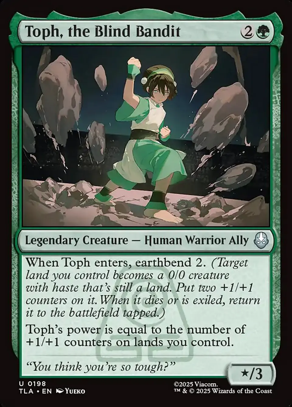 Toph, the Blind Bandit 1
