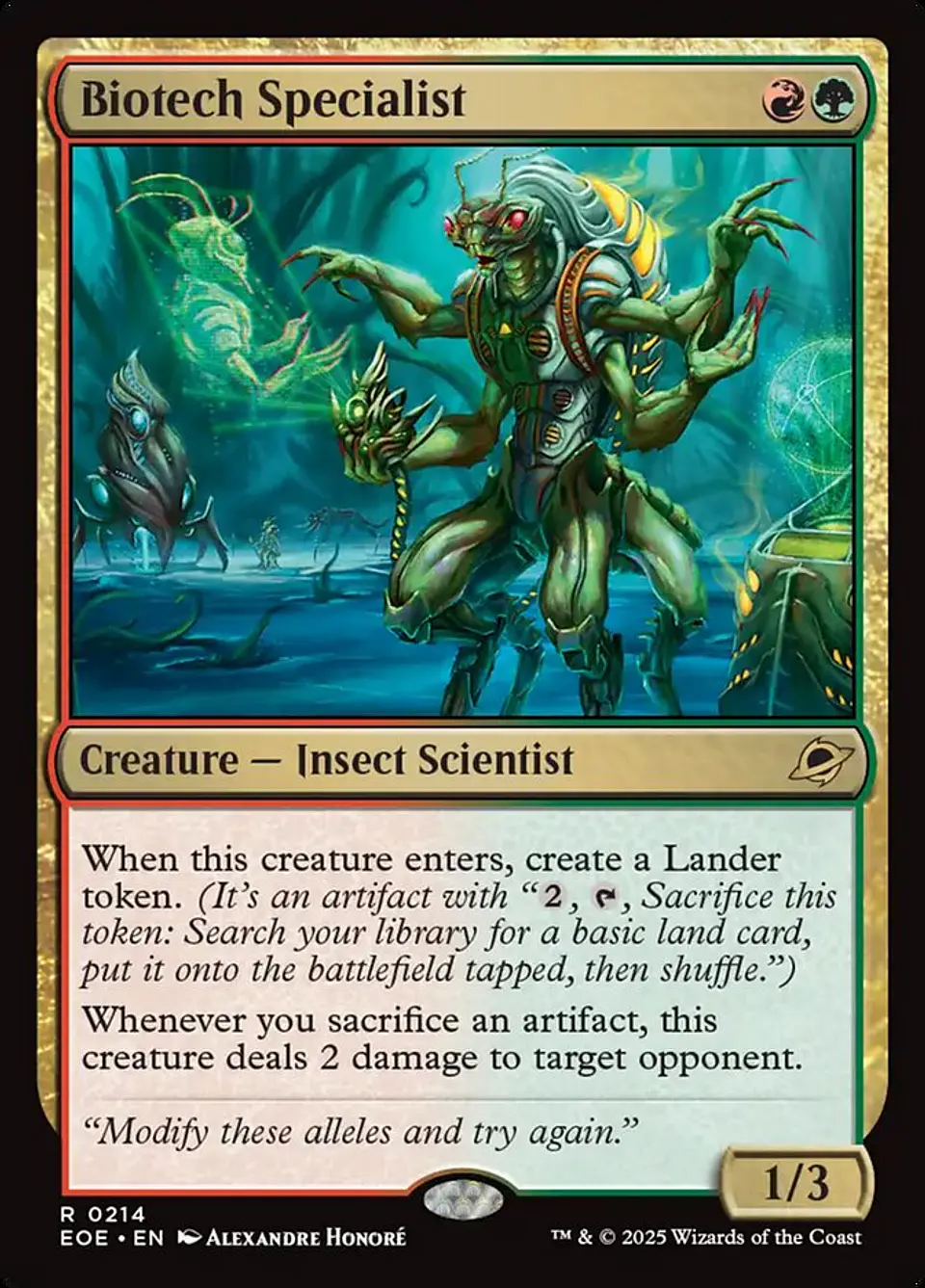 Biotech Specialist 1