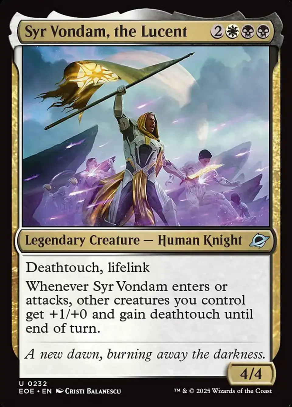 Syr Vondam, the Lucent 1