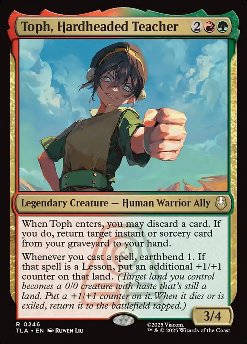 Toph, Hardheaded Teacher 1
