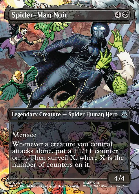 Spider-Man Noir (Borderless)