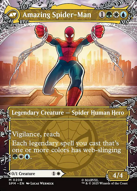 Peter Parker // Amazing Spider-Man (Borderless)