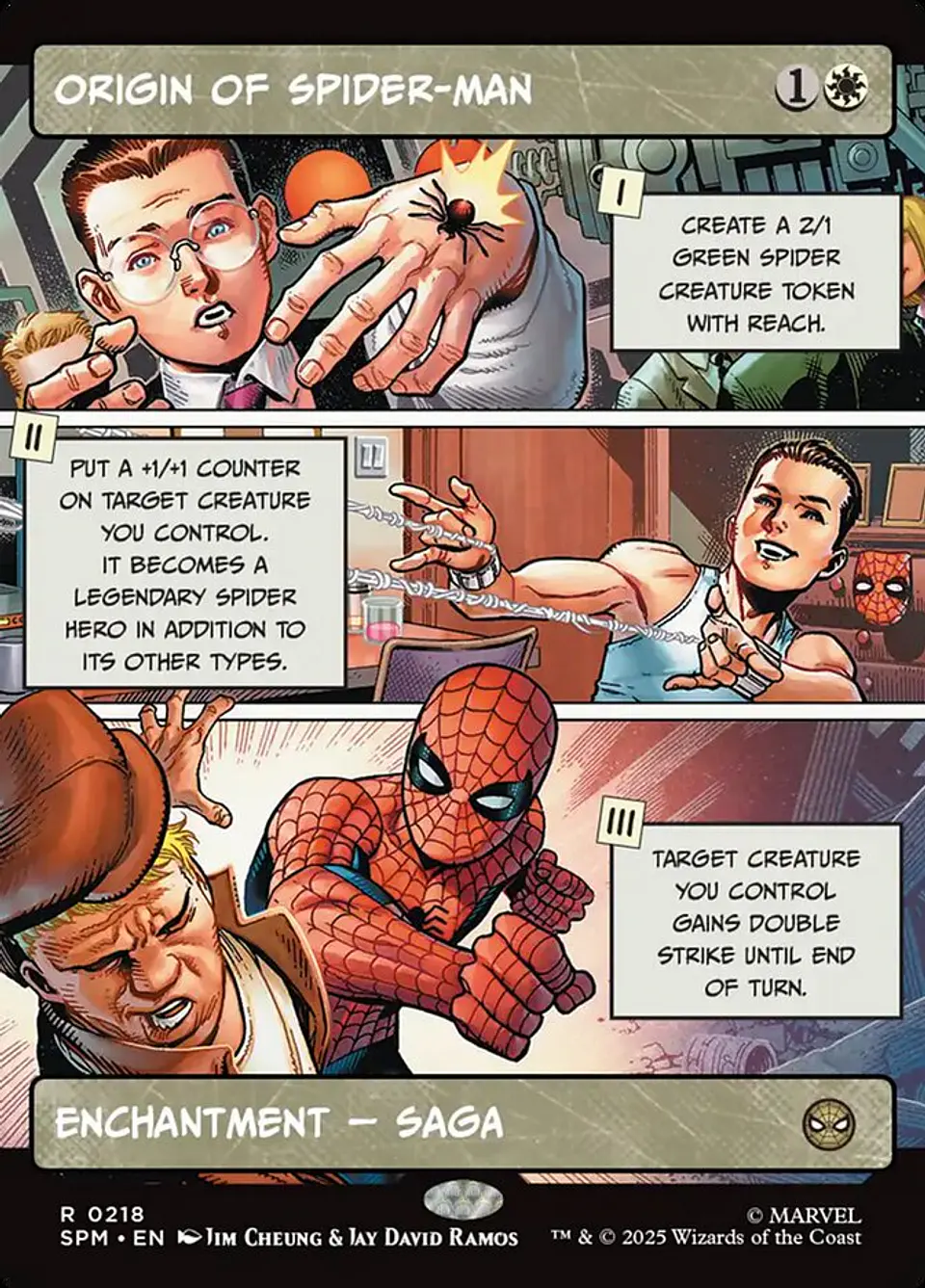 Origin of Spider-Man (Borderless) 1