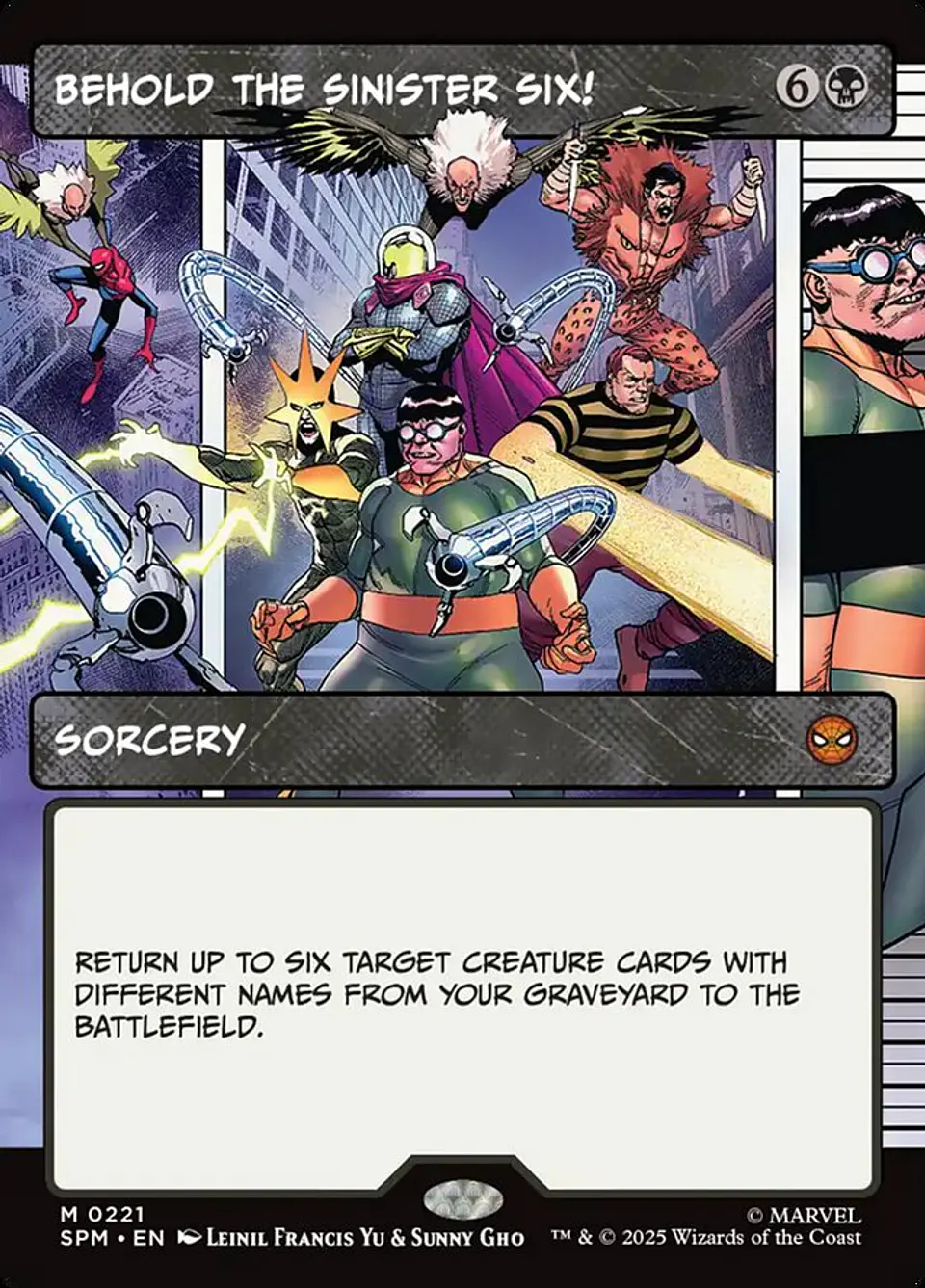 Behold the Sinister Six! (Borderless) 1